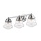 Z-Lite Vaughn 3 Light Vanity, Chrome And Clear Seedy 736-3V-CH - alternate 1